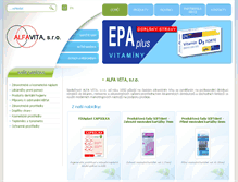 Tablet Screenshot of alfavita.cz